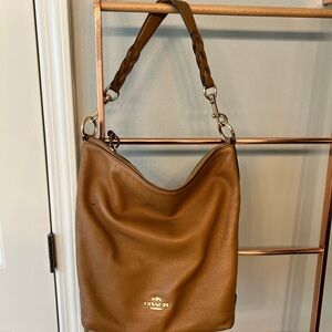 Coach Tan Leather Hobo Bag